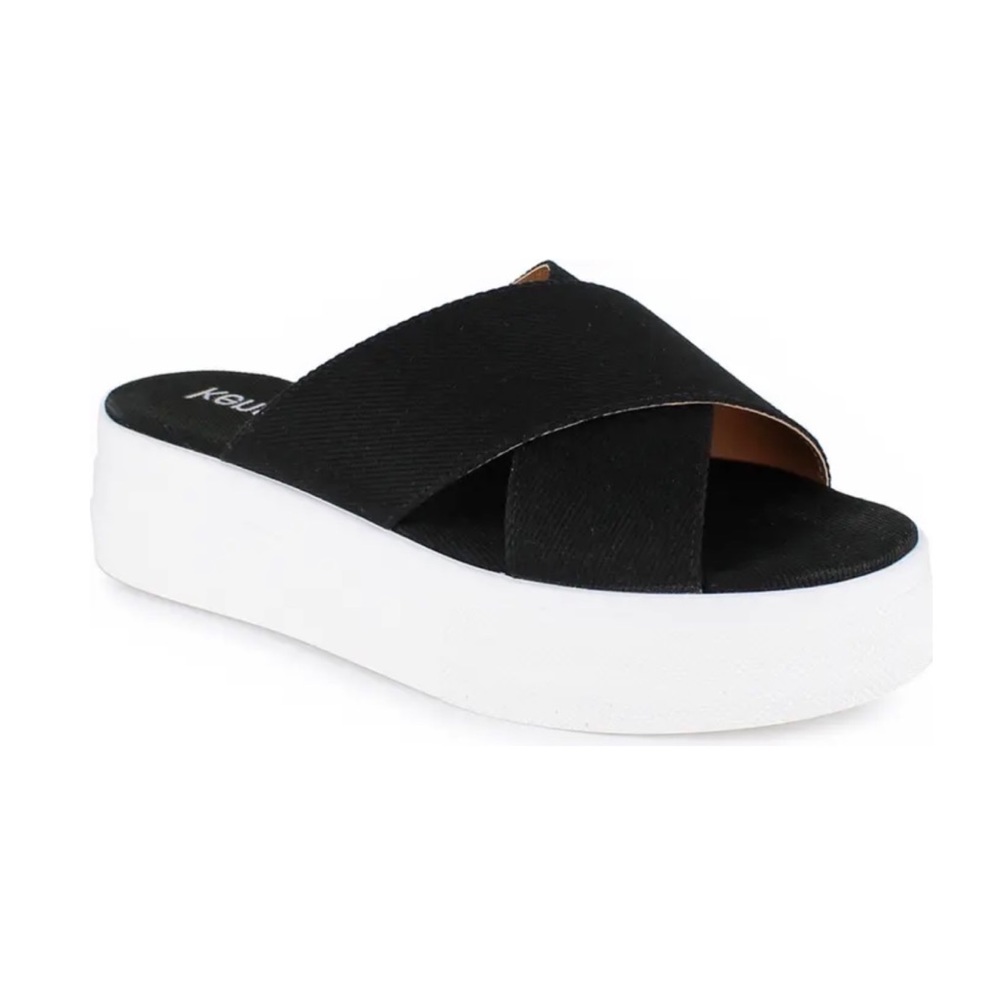 Kensie Rone platform slide sandal